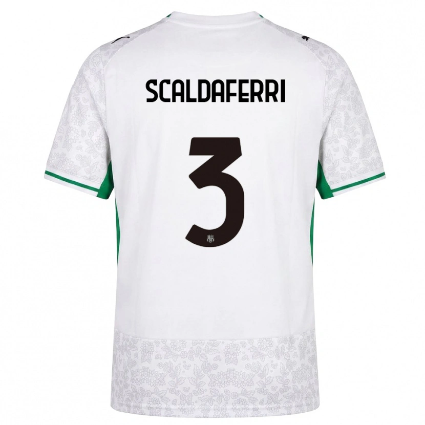 Danxen Damen Andrea Scaldaferri #3 Weiß Schwarz Grün Auswärtstrikot Trikot 2026/27 T-Shirt Schweiz
