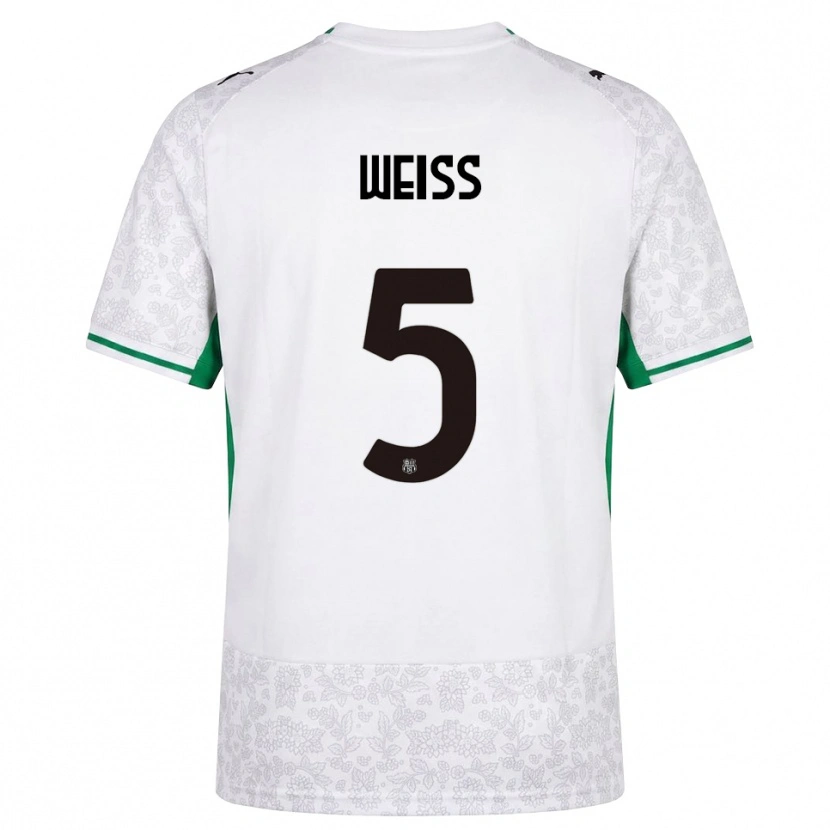 Danxen Damen David Weiss #5 Weiß Schwarz Grün Auswärtstrikot Trikot 2026/27 T-Shirt Schweiz