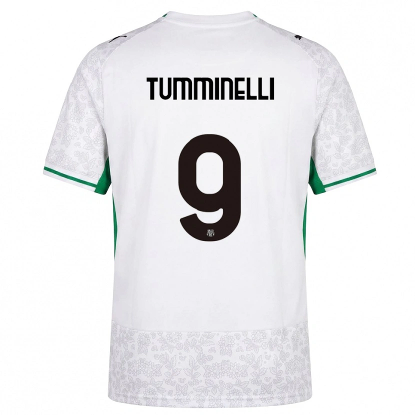 Danxen Damen Daniel Tumminelli #9 Weiß Schwarz Grün Auswärtstrikot Trikot 2026/27 T-Shirt Schweiz