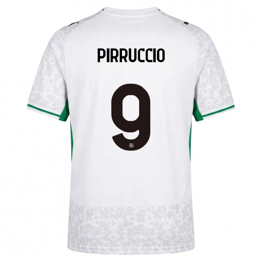 Danxen Damen Federico Pirruccio #9 Weiß Schwarz Grün Auswärtstrikot Trikot 2026/27 T-Shirt Schweiz