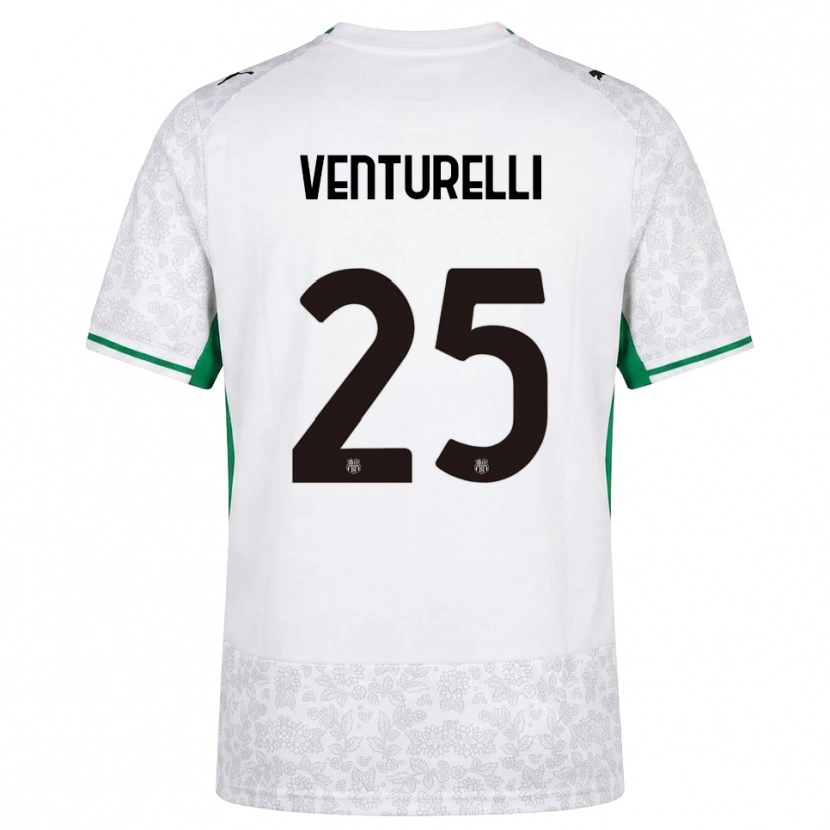 Danxen Damen Caterina Venturelli #25 Weiß Schwarz Grün Auswärtstrikot Trikot 2026/27 T-Shirt Schweiz
