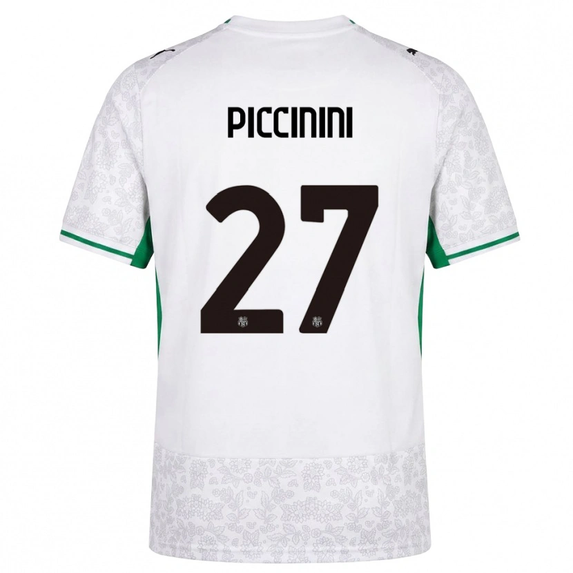 Danxen Damen Stefano Piccinini #27 Weiß Schwarz Grün Auswärtstrikot Trikot 2026/27 T-Shirt Schweiz