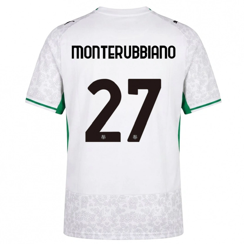 Danxen Damen Valeria Monterubbiano #27 Weiß Schwarz Grün Auswärtstrikot Trikot 2026/27 T-Shirt Schweiz