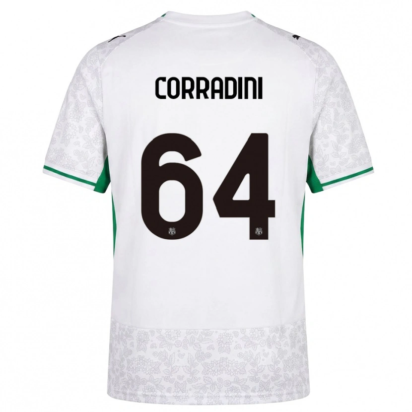 Danxen Damen Francesco Corradini #64 Weiß Schwarz Grün Auswärtstrikot Trikot 2026/27 T-Shirt Schweiz