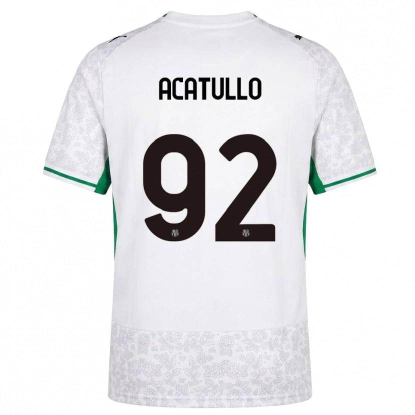 Danxen Damen Cristian Acatullo #92 Weiß Schwarz Grün Auswärtstrikot Trikot 2026/27 T-Shirt Schweiz