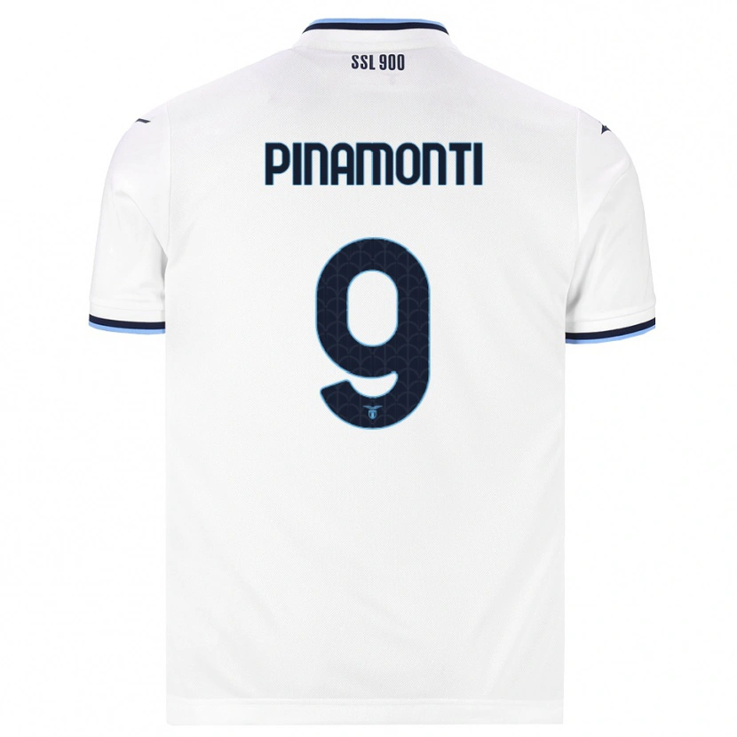Danxen Damen Andrea Pinamonti #9 Weiß Dunkelblau Auswärtstrikot Trikot 2026/27 T-Shirt Schweiz
