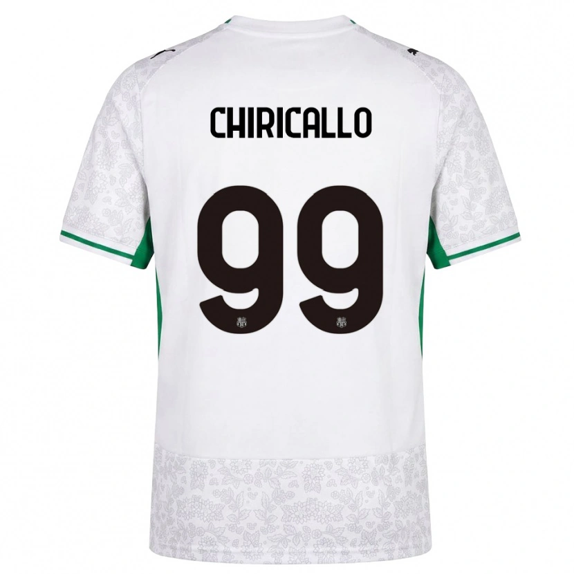 Danxen Damen Giovanni Chiricallo #99 Weiß Schwarz Grün Auswärtstrikot Trikot 2026/27 T-Shirt Schweiz