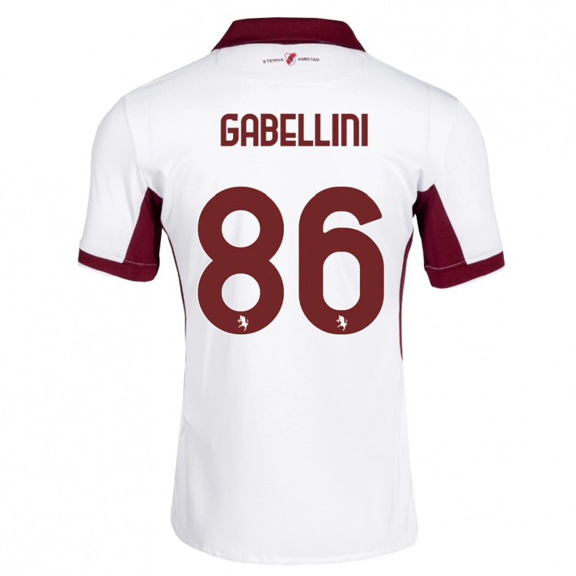 Danxen Damen Tommaso Gabellini #86 Burgund Weiß Rot Auswärtstrikot Trikot 2026/27 T-Shirt Schweiz