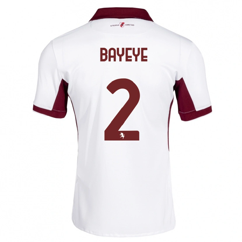 Danxen Damen Brian Bayeye #2 Burgund Weiß Rot Auswärtstrikot Trikot 2026/27 T-Shirt Schweiz