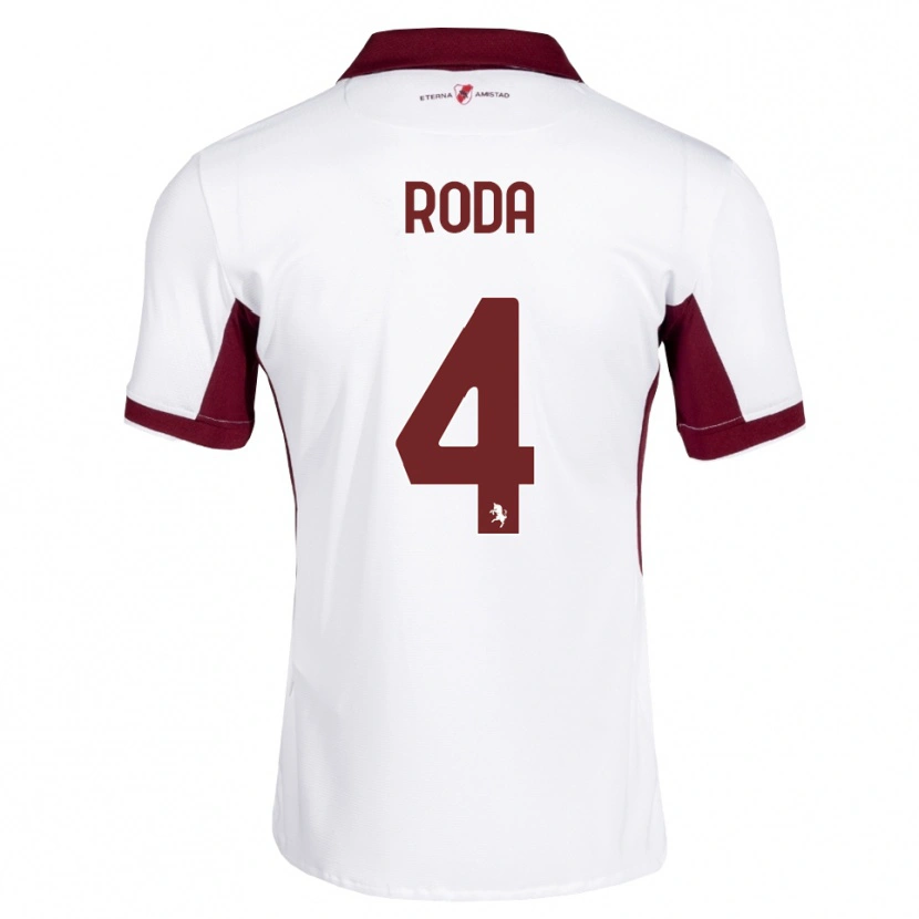 Danxen Damen Alex Roda #4 Burgund Weiß Rot Auswärtstrikot Trikot 2026/27 T-Shirt Schweiz