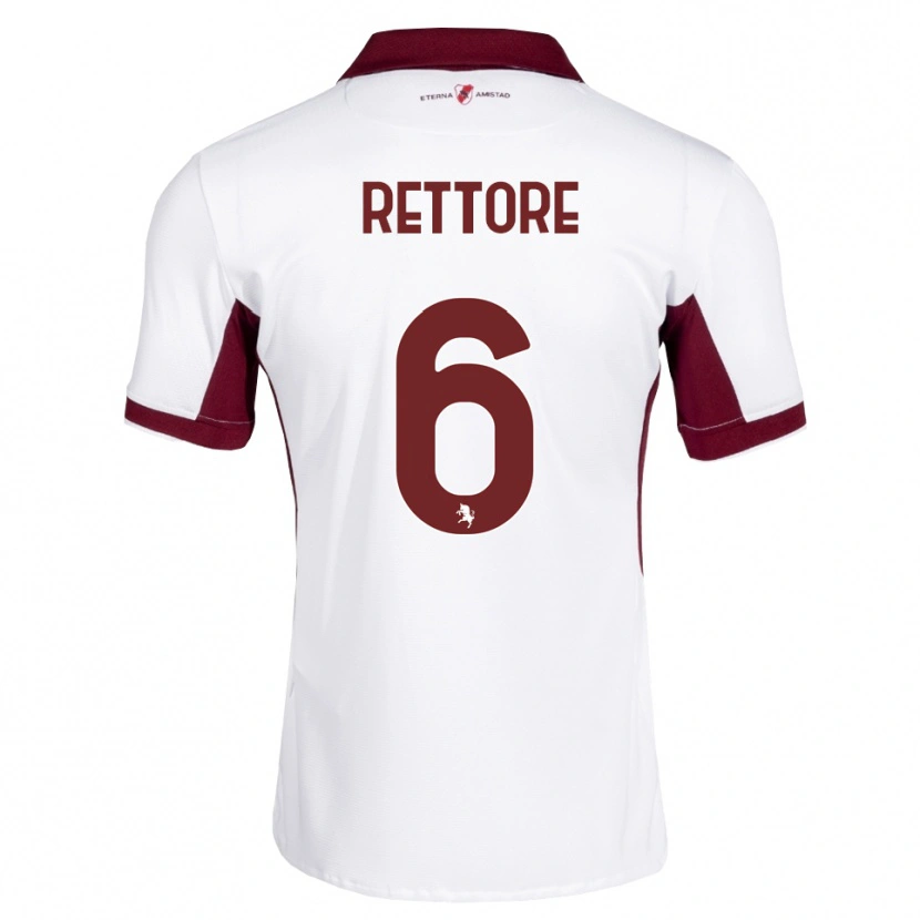 Danxen Damen Mirko Rettore #6 Burgund Weiß Rot Auswärtstrikot Trikot 2026/27 T-Shirt Schweiz
