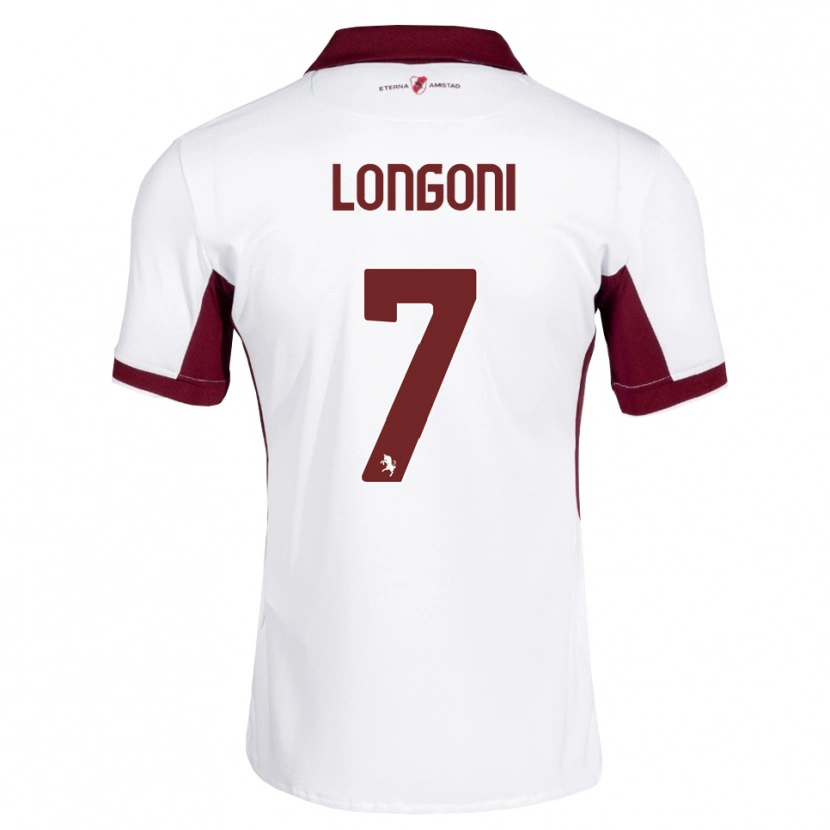 Danxen Damen Marco Longoni #7 Burgund Weiß Rot Auswärtstrikot Trikot 2026/27 T-Shirt Schweiz