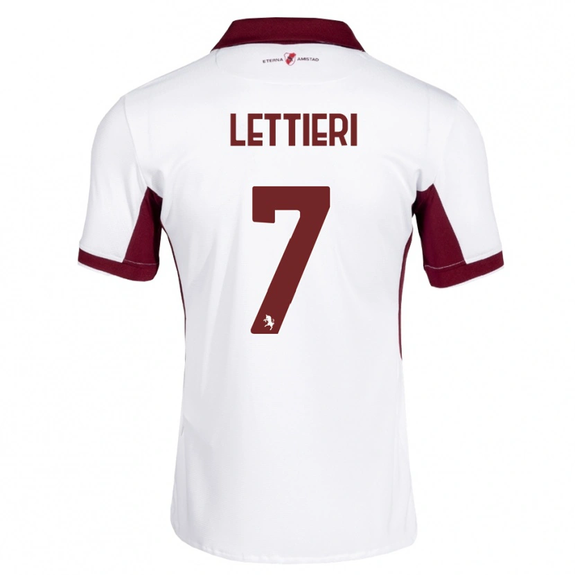 Danxen Damen Jessica Lettieri #7 Burgund Weiß Rot Auswärtstrikot Trikot 2026/27 T-Shirt Schweiz