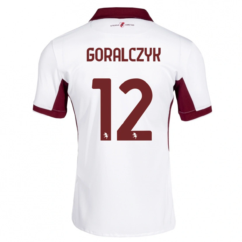 Danxen Damen Karol Goralczyk #12 Burgund Weiß Rot Auswärtstrikot Trikot 2026/27 T-Shirt Schweiz
