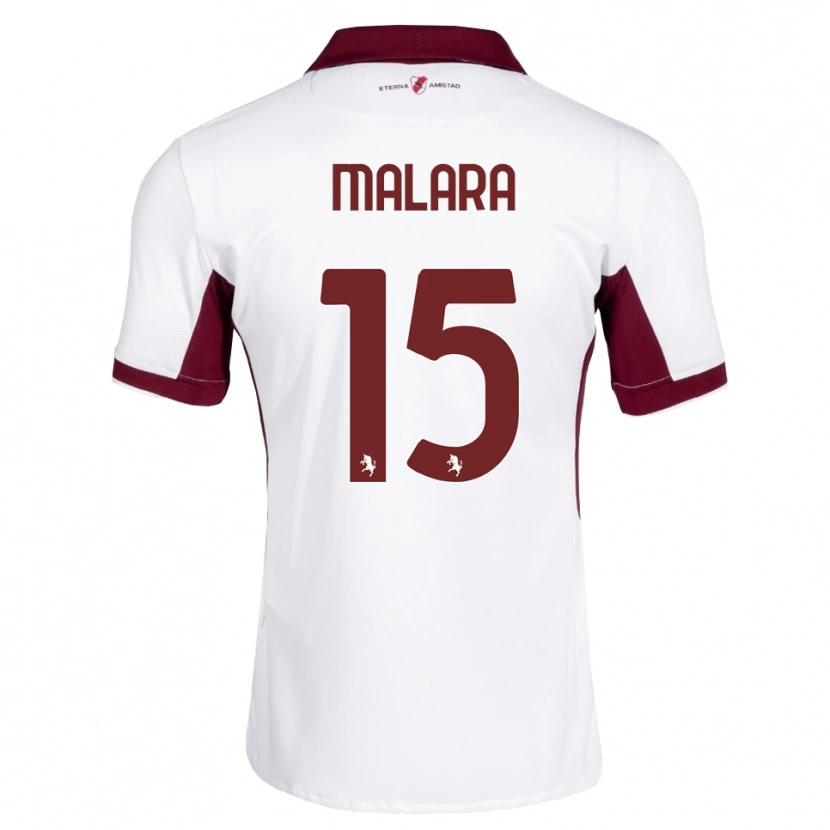 Danxen Damen Sara Malara #15 Burgund Weiß Rot Auswärtstrikot Trikot 2026/27 T-Shirt Schweiz