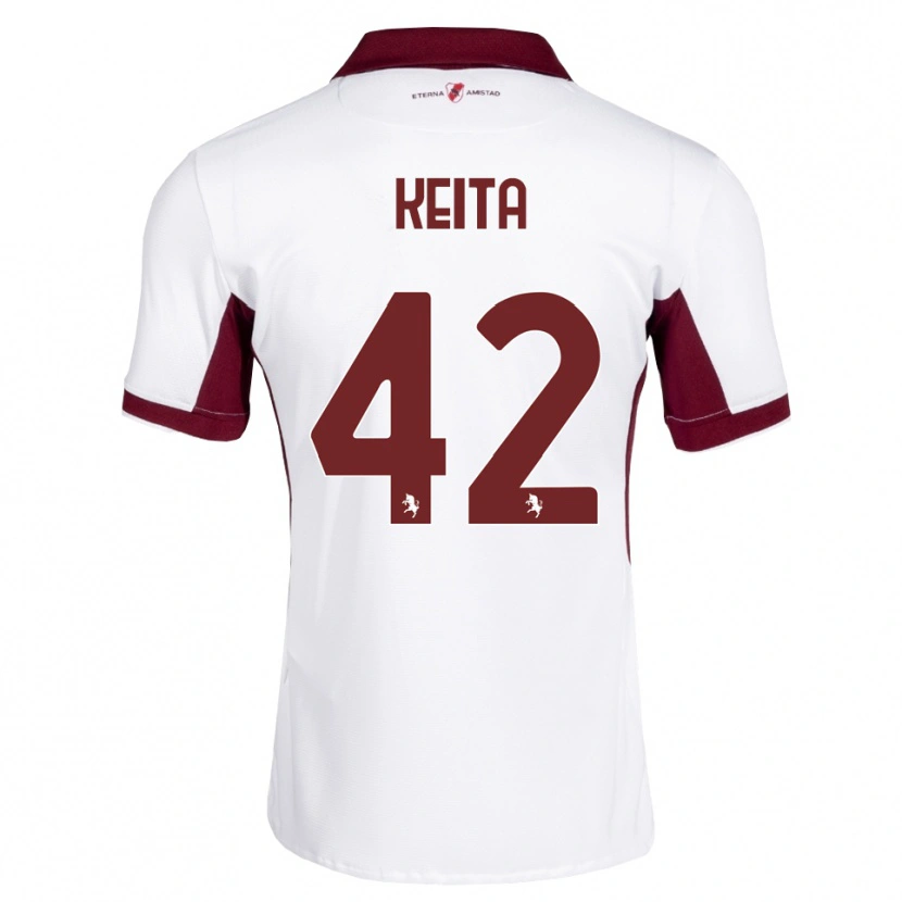 Danxen Damen Karamoko Keita #42 Burgund Weiß Rot Auswärtstrikot Trikot 2026/27 T-Shirt Schweiz