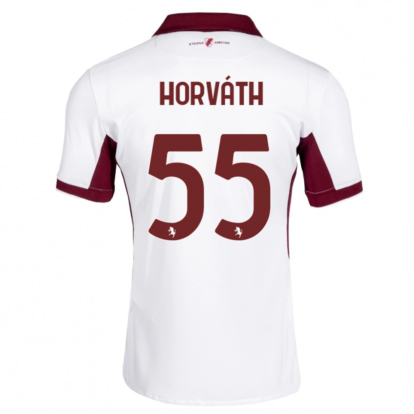 Danxen Damen Krisztofer Horváth #55 Burgund Weiß Rot Auswärtstrikot Trikot 2026/27 T-Shirt Schweiz