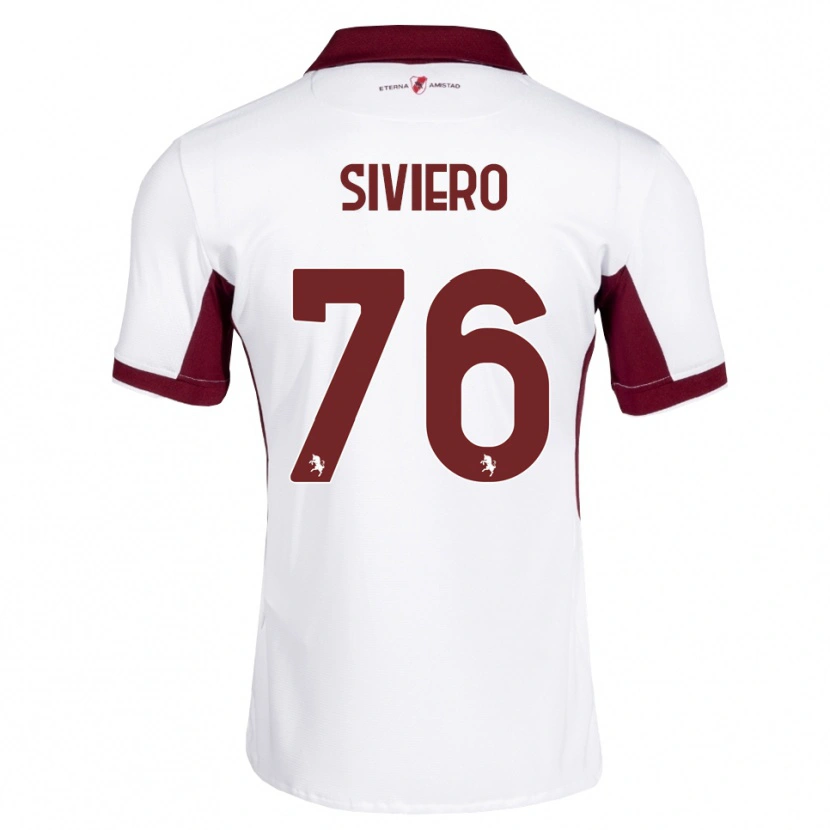 Danxen Damen Lapo Siviero #76 Burgund Weiß Rot Auswärtstrikot Trikot 2026/27 T-Shirt Schweiz