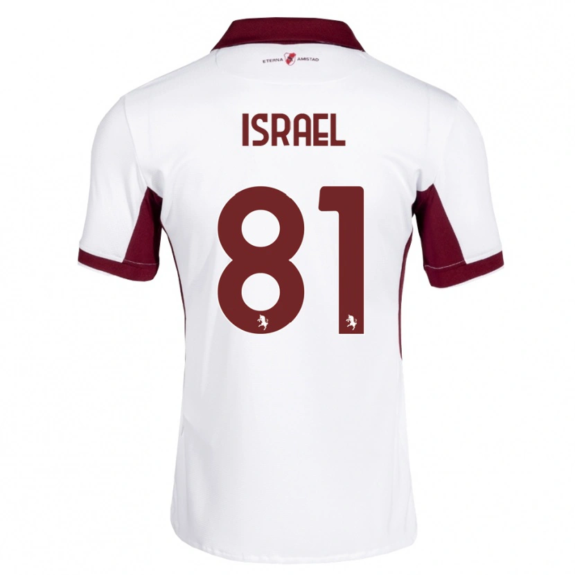Danxen Damen Franco Israel #81 Burgund Weiß Rot Auswärtstrikot Trikot 2026/27 T-Shirt Schweiz