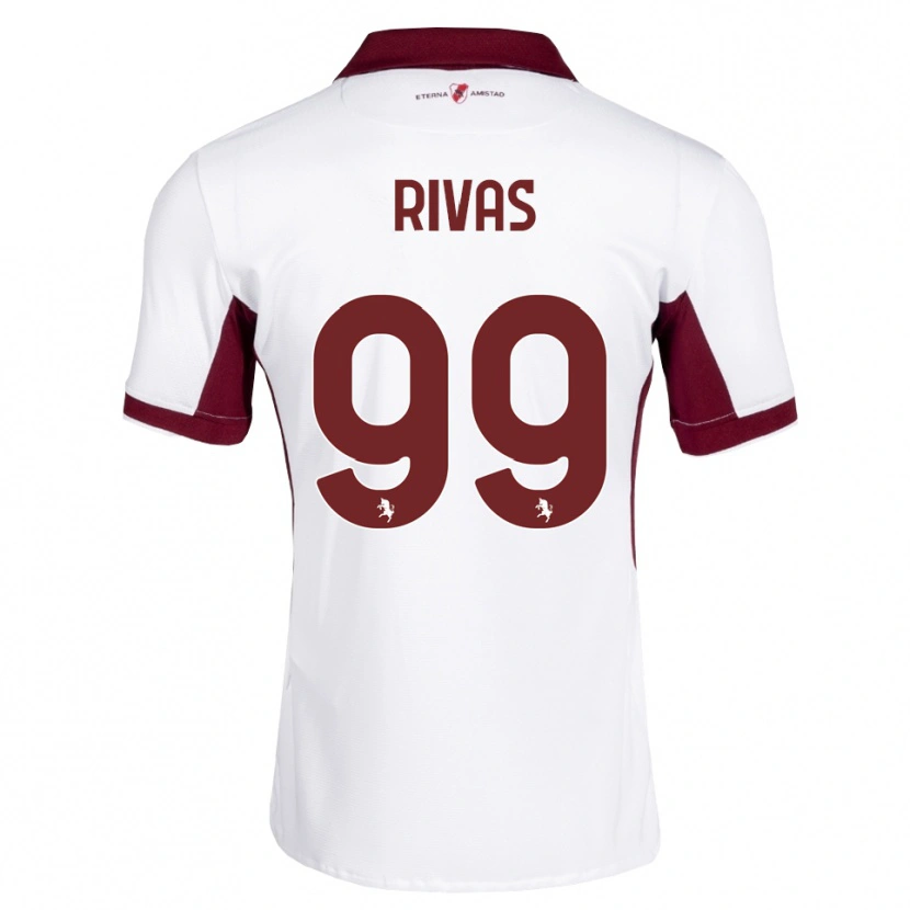 Danxen Damen Feder Rivas #99 Burgund Weiß Rot Auswärtstrikot Trikot 2026/27 T-Shirt Schweiz