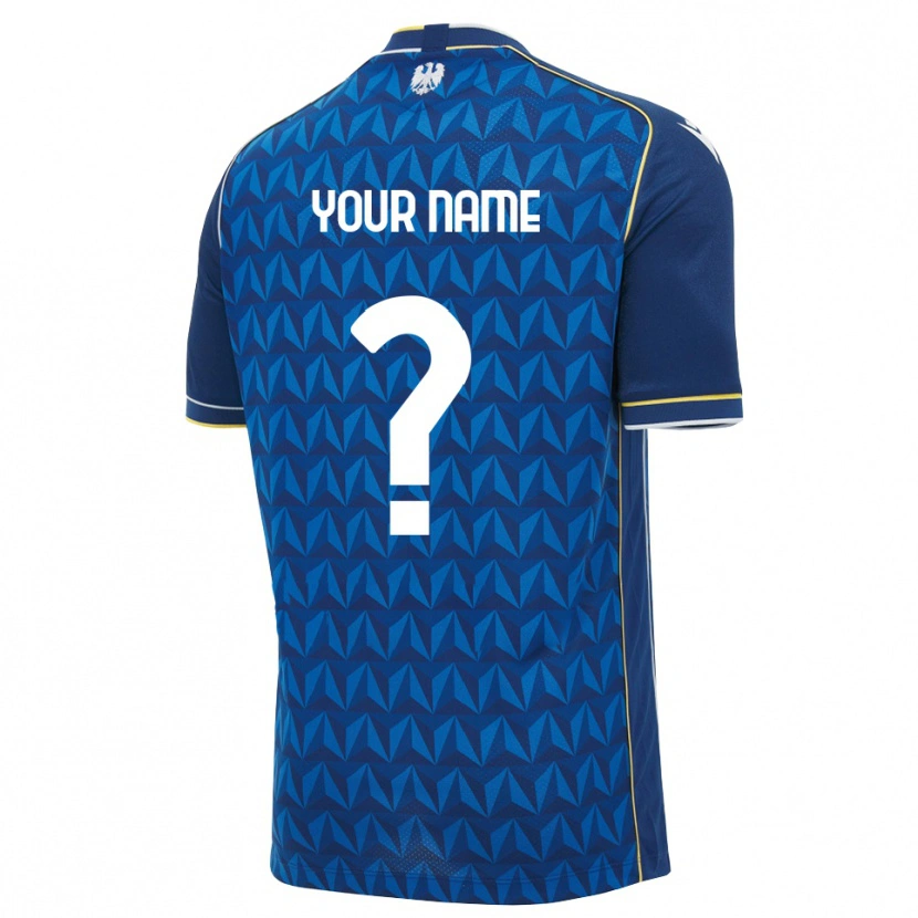 Danxen Damen Ihren Namen #0 Königsblau Weiß Blau Auswärtstrikot Trikot 2026/27 T-Shirt Schweiz