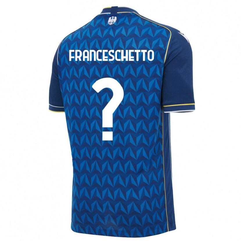 Danxen Damen Mattia Franceschetto #0 Königsblau Weiß Blau Auswärtstrikot Trikot 2026/27 T-Shirt Schweiz