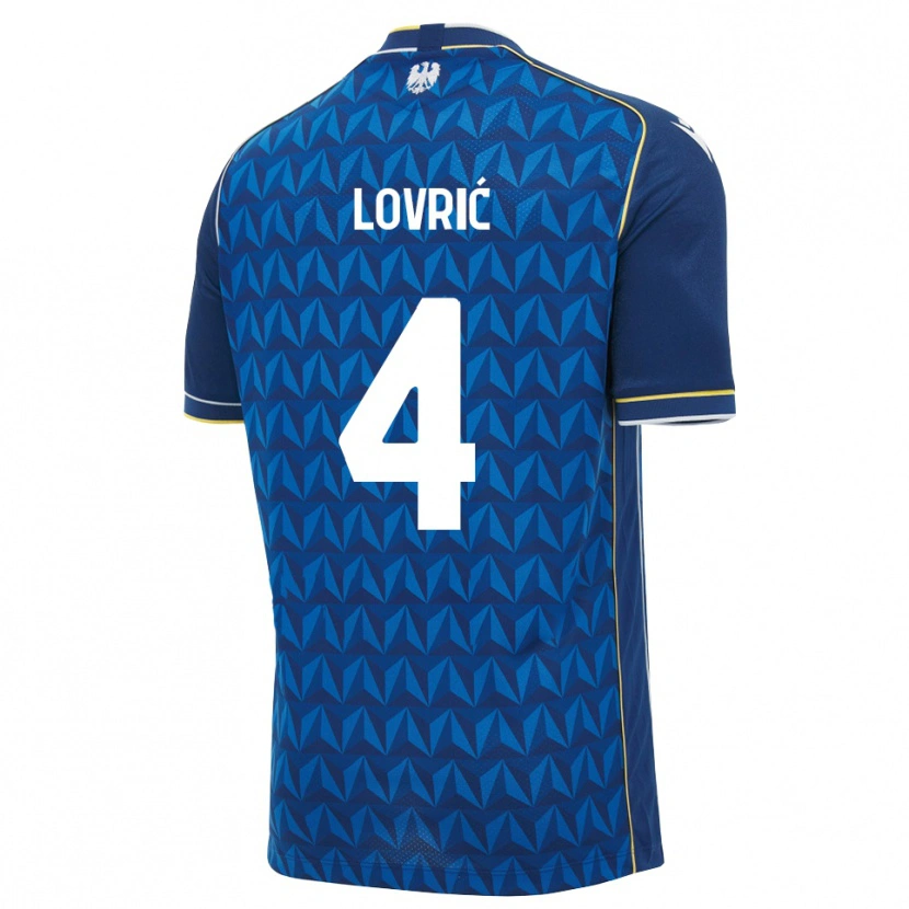 Danxen Damen Sandi Lovrić #4 Königsblau Weiß Blau Auswärtstrikot Trikot 2026/27 T-Shirt Schweiz