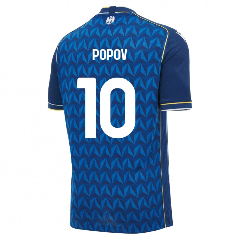 Danxen Damen Nikolay Popov #10 Königsblau Weiß Blau Auswärtstrikot Trikot 2026/27 T-Shirt Schweiz