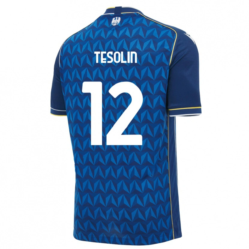 Danxen Damen Matteo Tesolin #12 Königsblau Weiß Blau Auswärtstrikot Trikot 2026/27 T-Shirt Schweiz