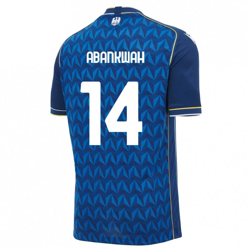 Danxen Damen James Abankwah #14 Königsblau Weiß Blau Auswärtstrikot Trikot 2026/27 T-Shirt Schweiz