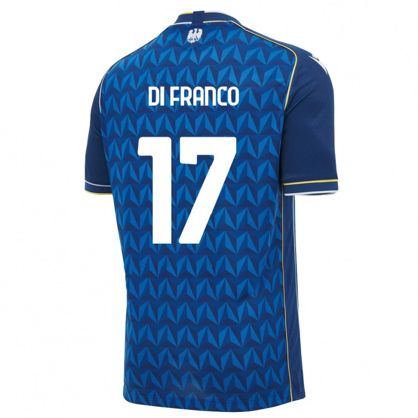 Danxen Damen Giovanni Di Franco #17 Königsblau Weiß Blau Auswärtstrikot Trikot 2026/27 T-Shirt Schweiz