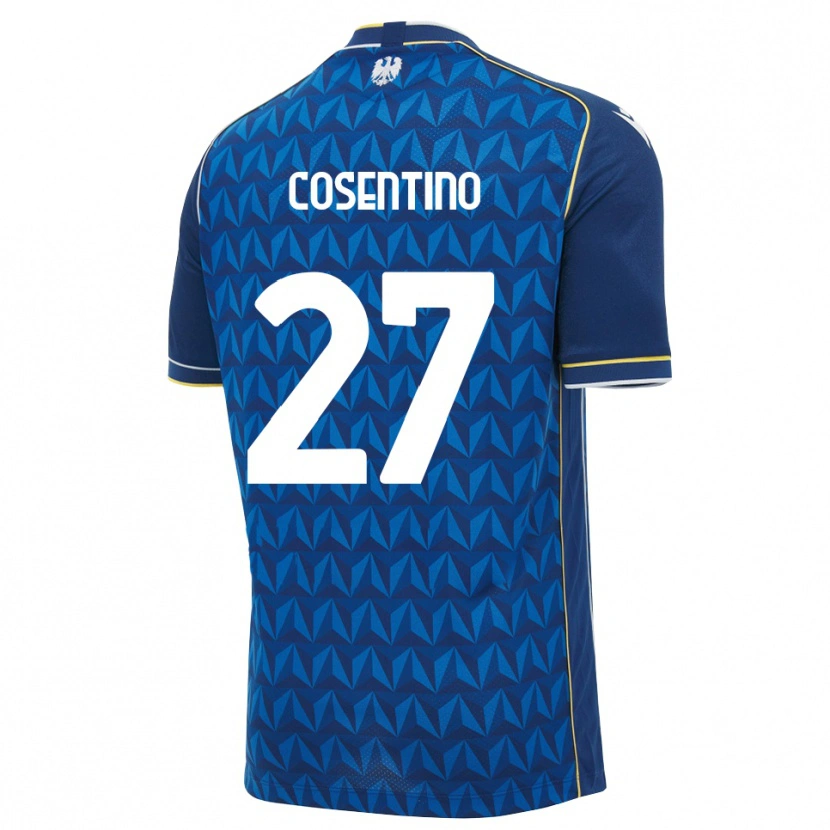 Danxen Damen Sergio Cosentino #27 Königsblau Weiß Blau Auswärtstrikot Trikot 2026/27 T-Shirt Schweiz