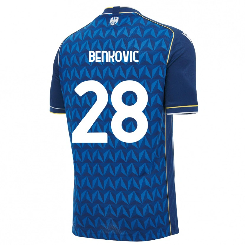 Danxen Damen Filip Benkovic #28 Königsblau Weiß Blau Auswärtstrikot Trikot 2026/27 T-Shirt Schweiz