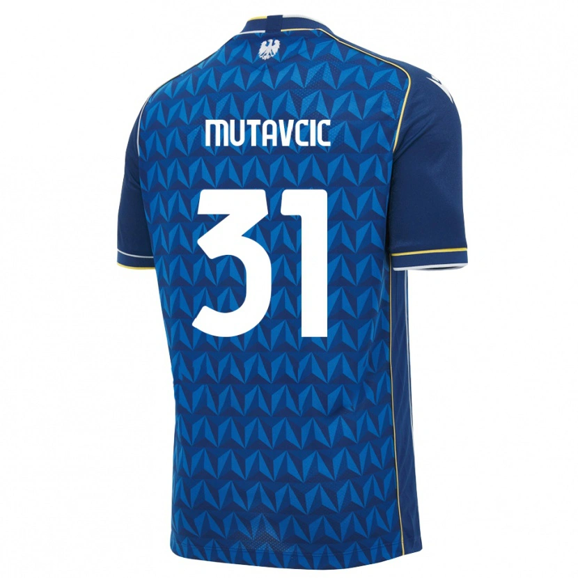 Danxen Damen Jan Mutavcic #31 Königsblau Weiß Blau Auswärtstrikot Trikot 2026/27 T-Shirt Schweiz