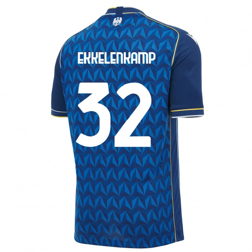 Danxen Damen Jurgen Ekkelenkamp #32 Königsblau Weiß Blau Auswärtstrikot Trikot 2026/27 T-Shirt Schweiz