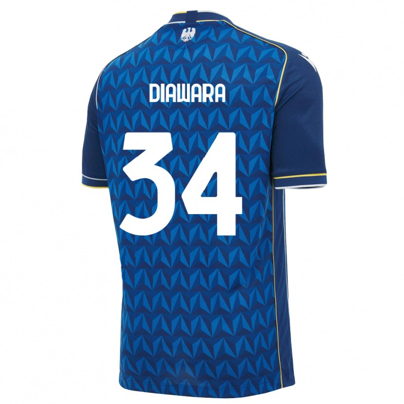 Danxen Damen Sekou Diawara #34 Königsblau Weiß Blau Auswärtstrikot Trikot 2026/27 T-Shirt Schweiz