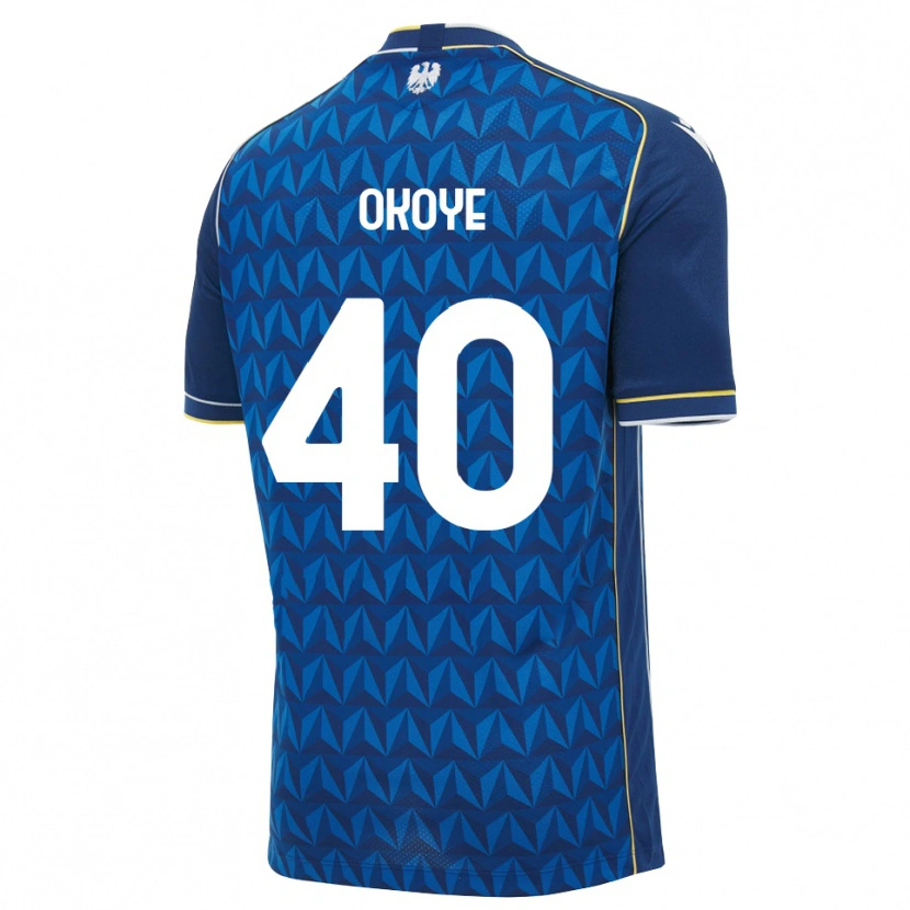 Danxen Damen Maduka Okoye #40 Königsblau Weiß Blau Auswärtstrikot Trikot 2026/27 T-Shirt Schweiz