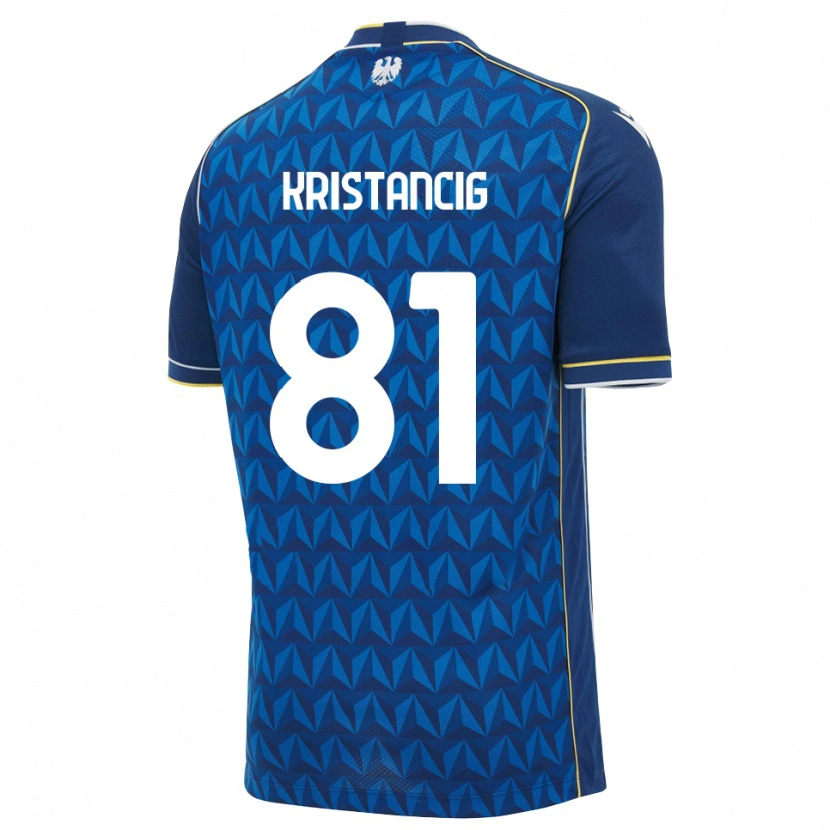 Danxen Damen Luca Kristancig #81 Königsblau Weiß Blau Auswärtstrikot Trikot 2026/27 T-Shirt Schweiz