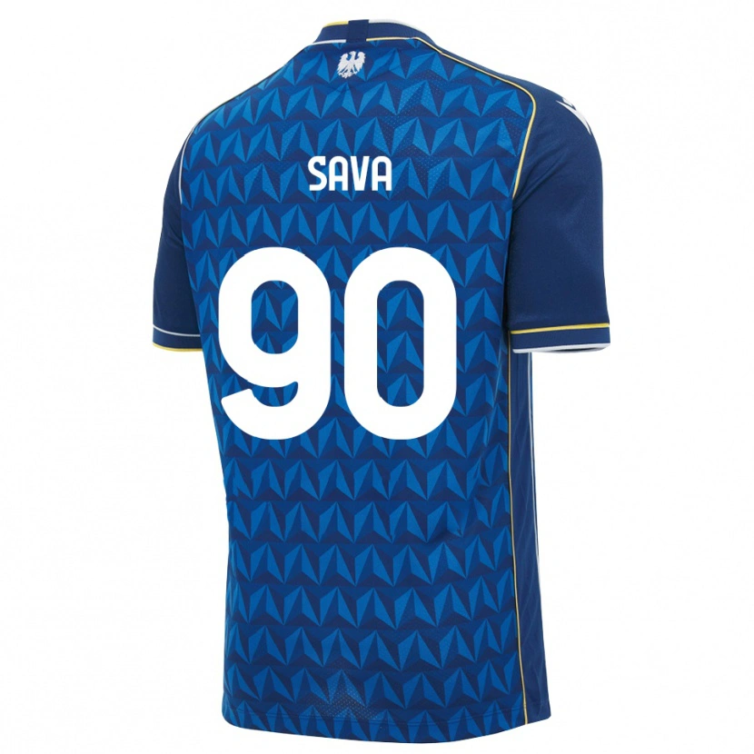 Danxen Damen Răzvan Sava #90 Königsblau Weiß Blau Auswärtstrikot Trikot 2026/27 T-Shirt Schweiz