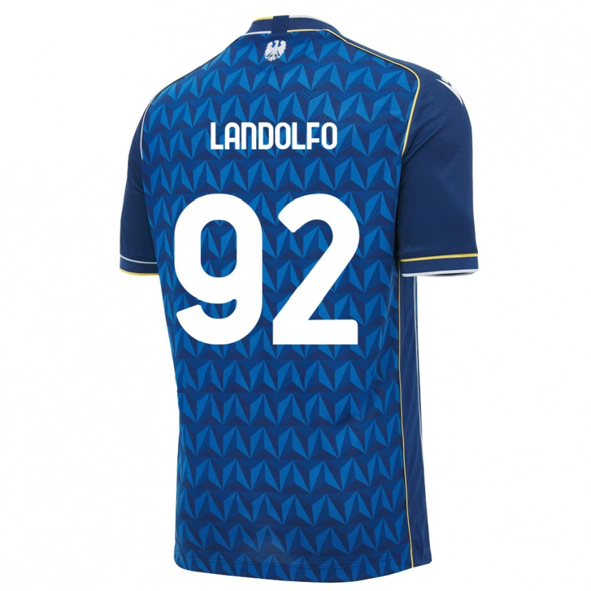 Danxen Damen Tommaso Landolfo #92 Königsblau Weiß Blau Auswärtstrikot Trikot 2026/27 T-Shirt Schweiz
