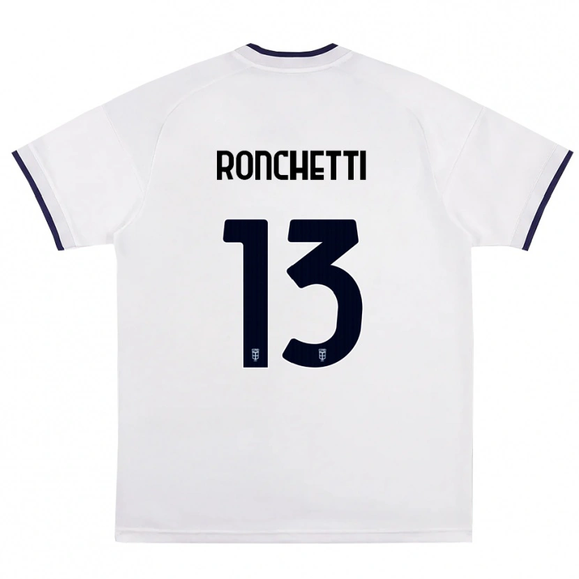 Danxen Damen Fabio Ronchetti #13 Weiß Rot Königsblau Auswärtstrikot Trikot 2026/27 T-Shirt Schweiz