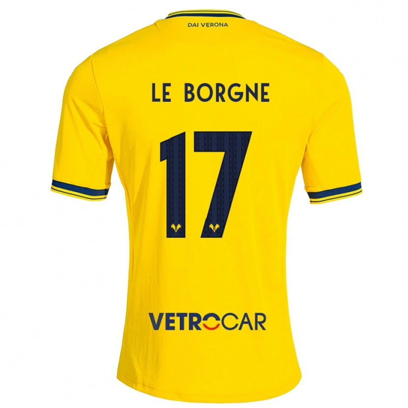 Danxen Damen Andréa Le Borgne #17 Gelb Rot Auswärtstrikot Trikot 2026/27 T-Shirt Schweiz