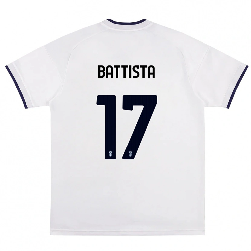 Danxen Damen Riccardo Battista #17 Weiß Rot Königsblau Auswärtstrikot Trikot 2026/27 T-Shirt Schweiz