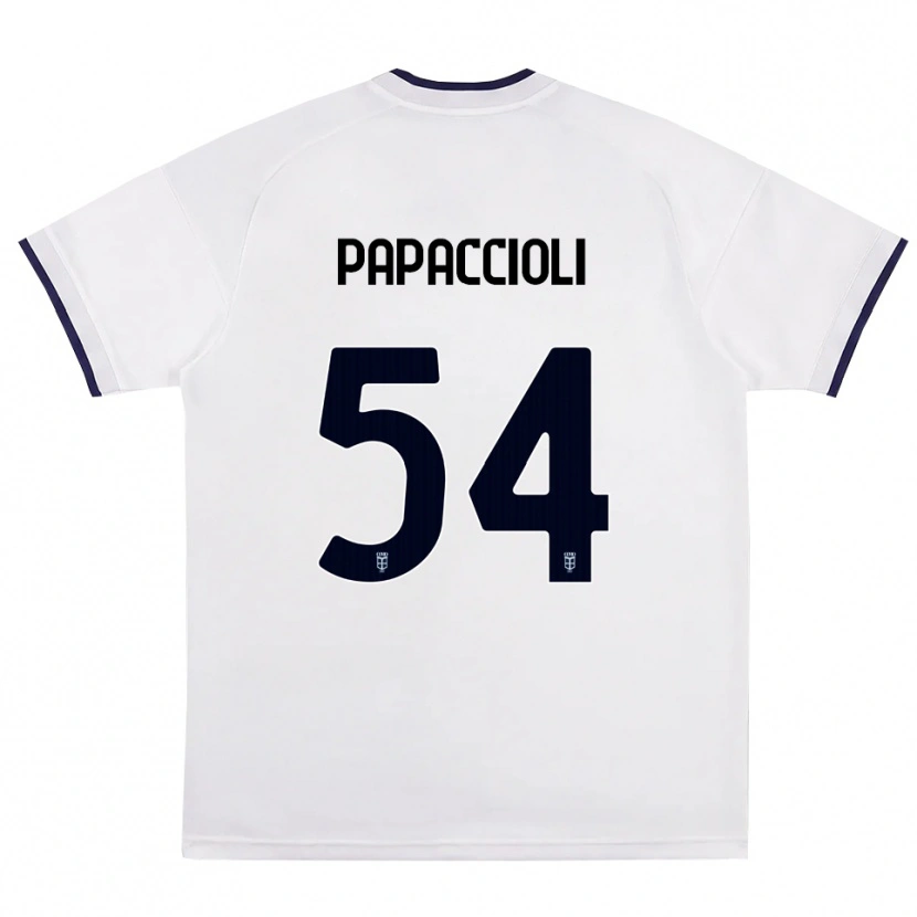Danxen Damen Matteo Papaccioli #54 Weiß Rot Königsblau Auswärtstrikot Trikot 2026/27 T-Shirt Schweiz