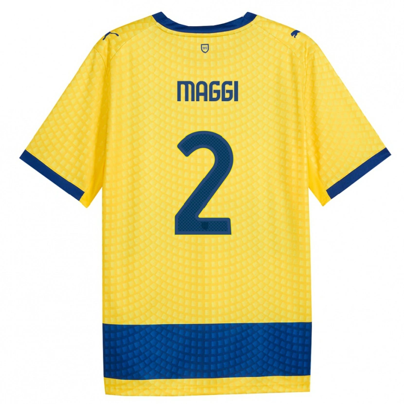 Danxen Damen Jacopo Maggi #2 Gelb Blau Schwarz Auswärtstrikot Trikot 2026/27 T-Shirt Schweiz