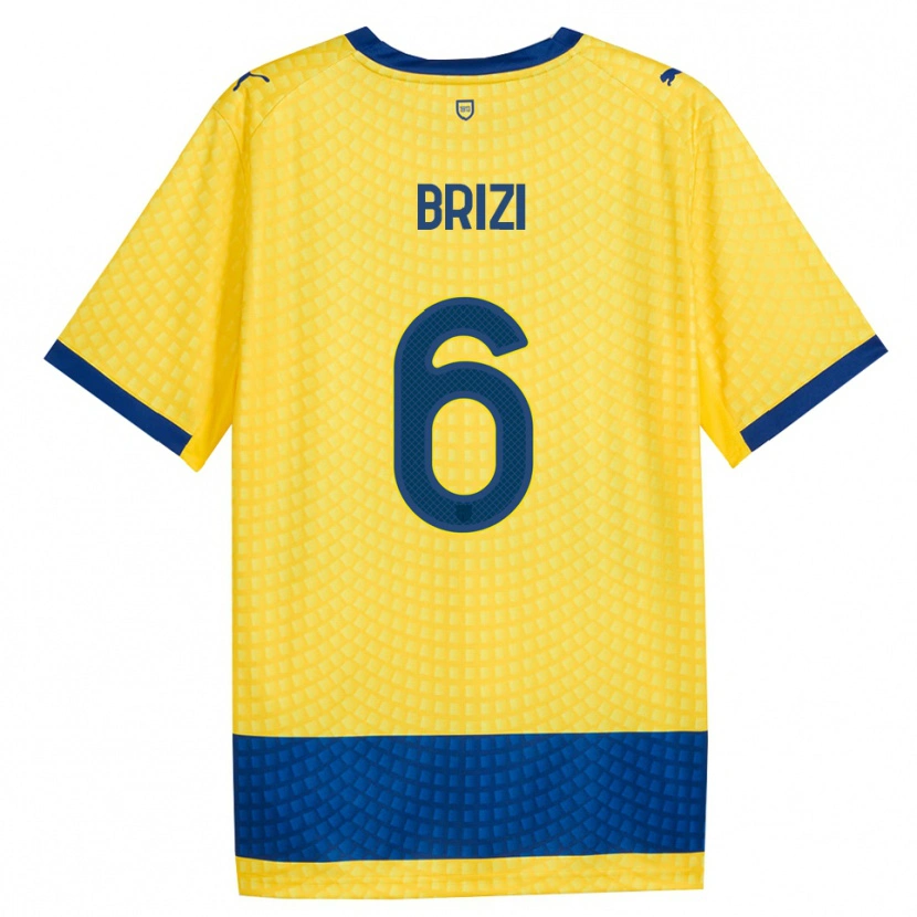 Danxen Damen Andrea Brizi #6 Gelb Blau Schwarz Auswärtstrikot Trikot 2026/27 T-Shirt Schweiz