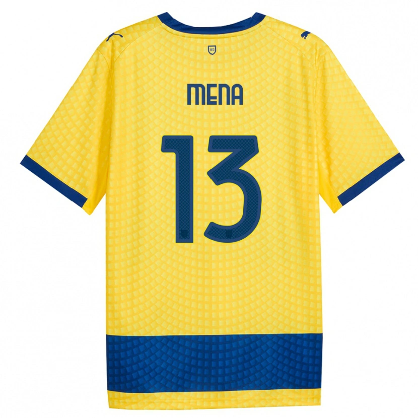 Danxen Damen Marlon Mena #13 Gelb Blau Schwarz Auswärtstrikot Trikot 2026/27 T-Shirt Schweiz