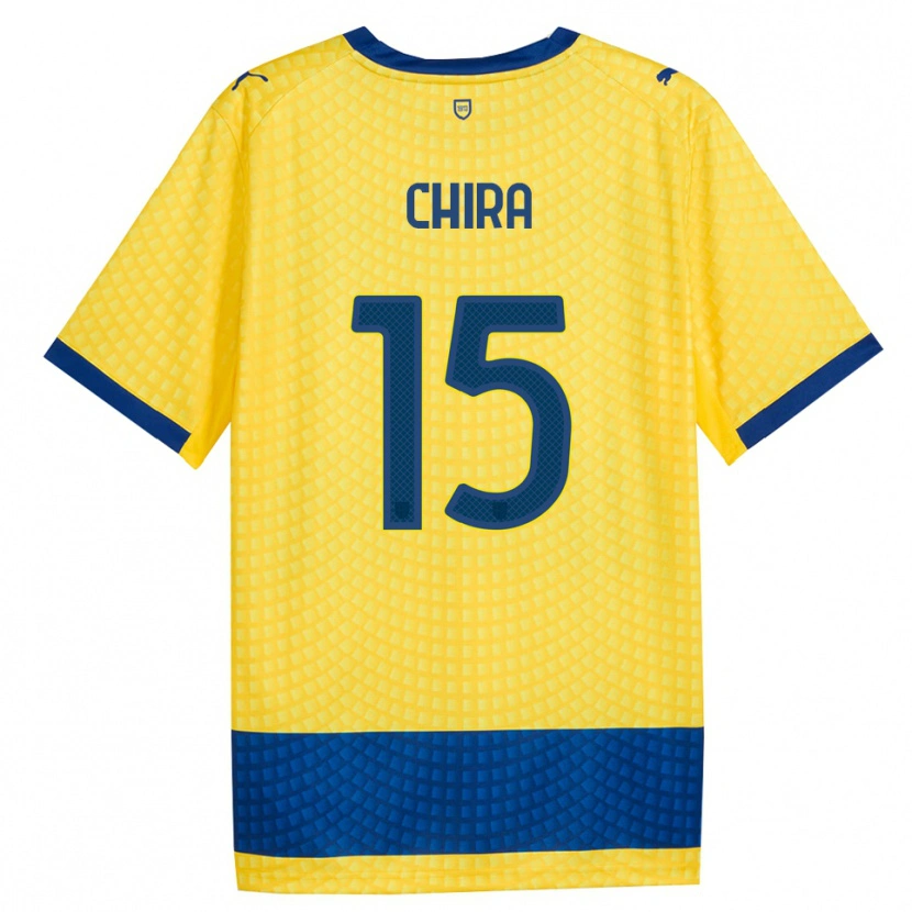 Danxen Damen Alessandro Chira #15 Gelb Blau Schwarz Auswärtstrikot Trikot 2026/27 T-Shirt Schweiz