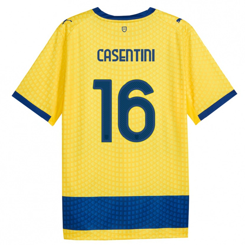 Danxen Damen Gabriele Casentini #16 Gelb Blau Schwarz Auswärtstrikot Trikot 2026/27 T-Shirt Schweiz