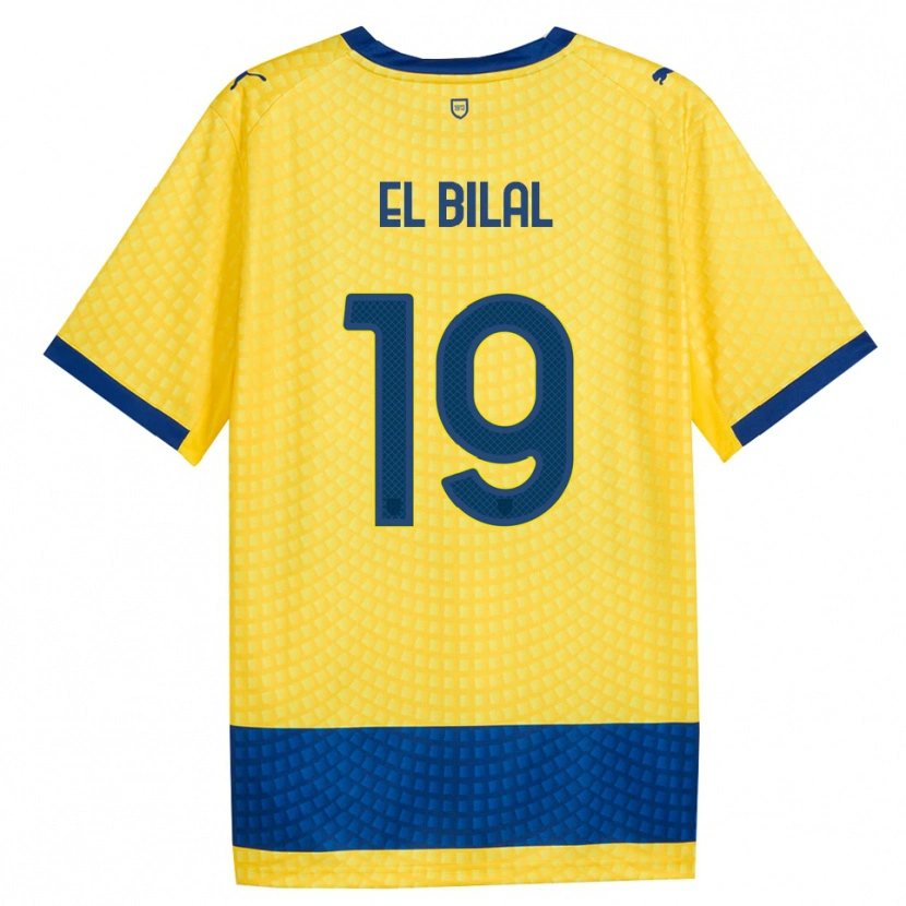 Danxen Damen El Bilal Touré #19 Gelb Blau Schwarz Auswärtstrikot Trikot 2026/27 T-Shirt Schweiz